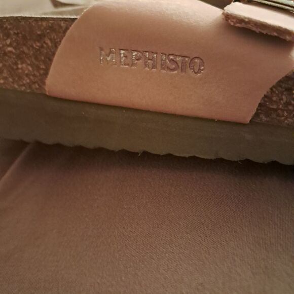 Mephisto Sandals Women's 37 7 Helen Braided Twist Gladiator Leather Comfort - Picture 6 of 10